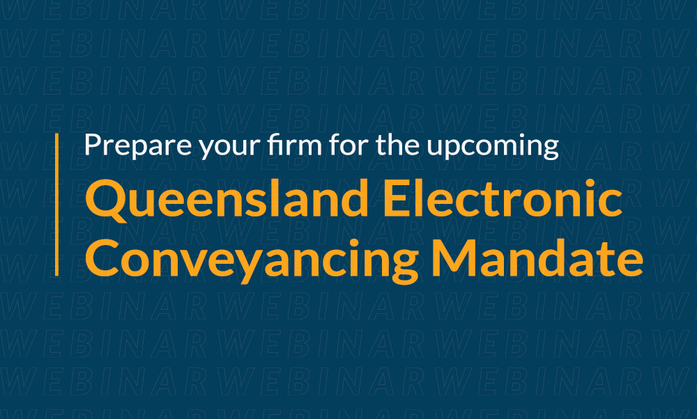 Queensland Electronic Conveyancing Mandate