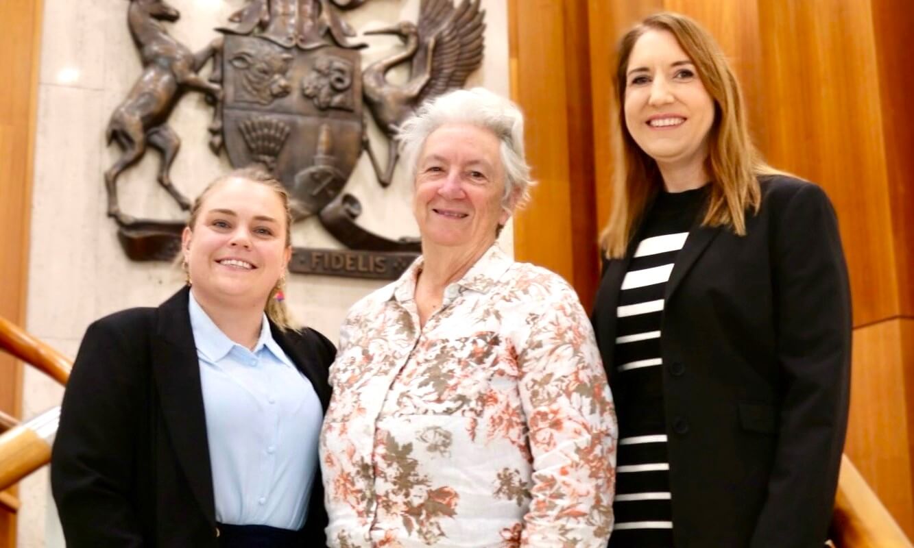 QLS representatives at the Nicky Mitchell, Elder Law Committee, Karen Williams, Chair Health and Disability Law Committee, Sonia Smith, Special Counsel Legal Policy.