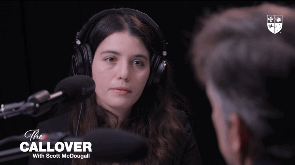 The Callover podcast host Georgia Athanasellis.