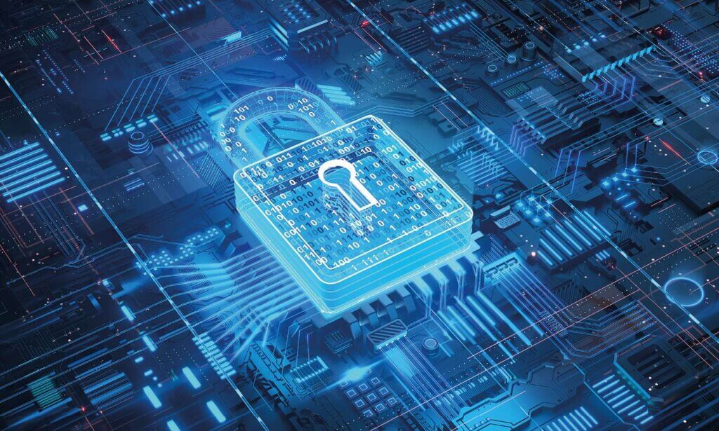 Digital image representing passwords and cyber security